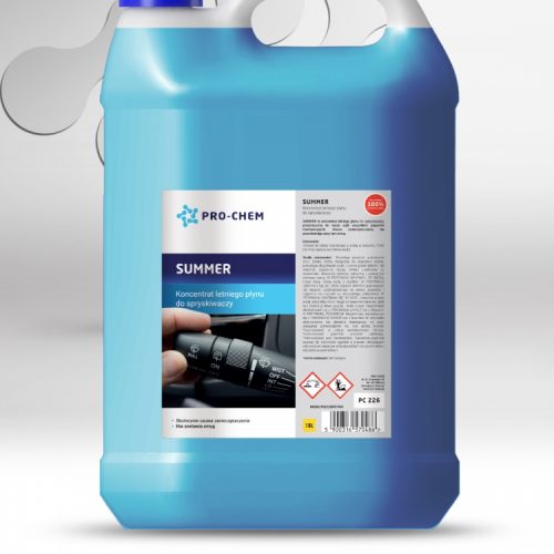 Концентрована літня миюча рідина для обприскувача SUMMER